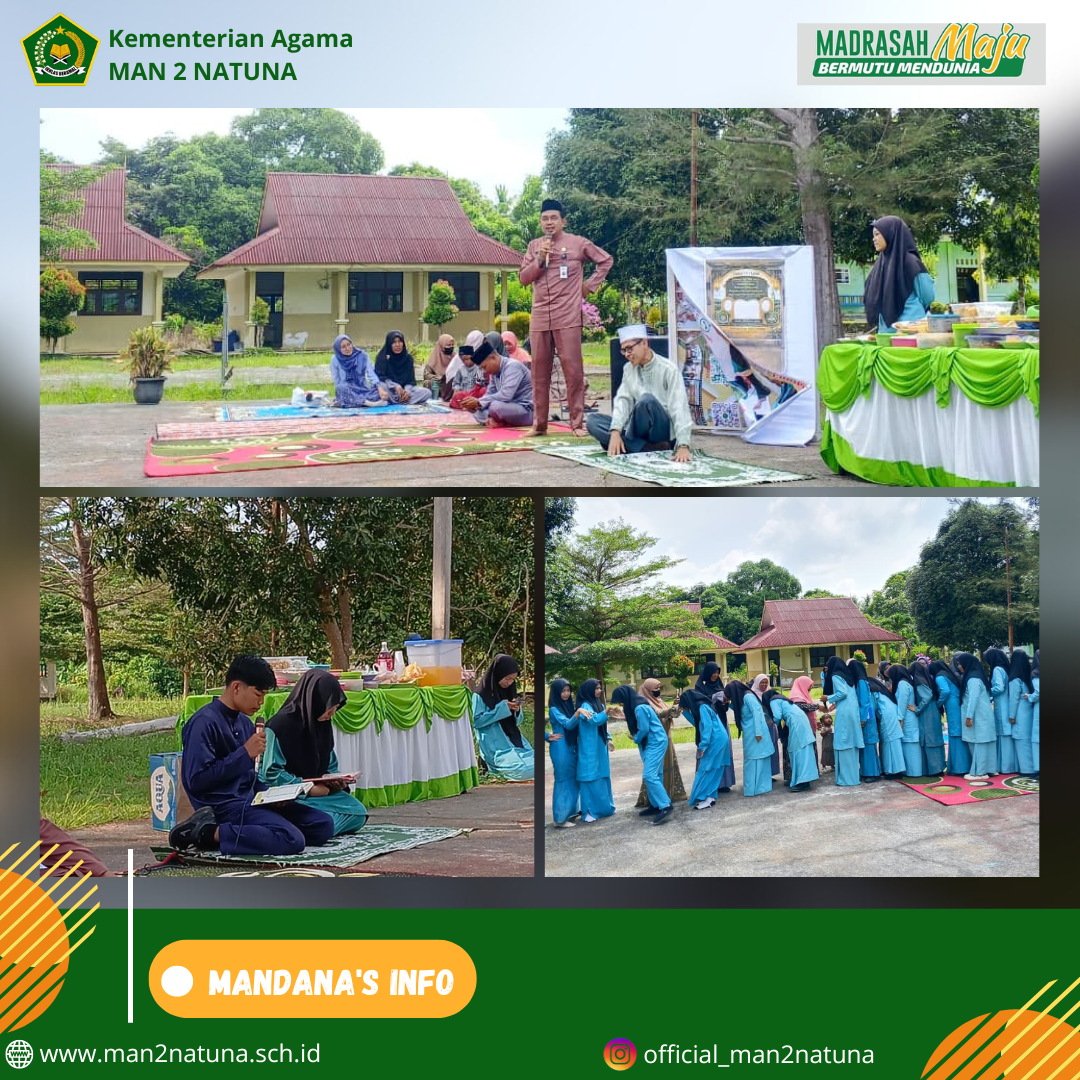 Awali Hari Pertama Sekolah, MAN 2 Natuna Gelar Halal Bihalal dan Doa Bersama untuk Sukses Ujian